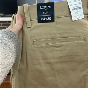 J. Crew Factory Slim Fit Khaki Chinos